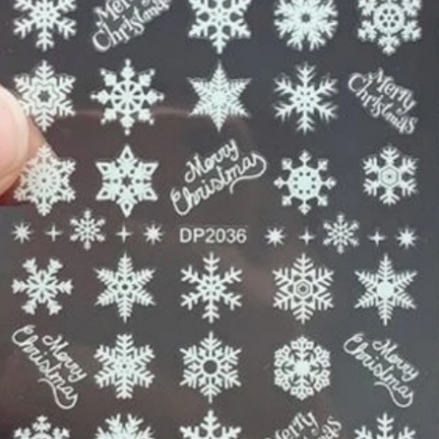 Autocolantes de Natal - DP2036 Branco