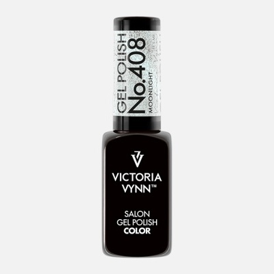 Frasco de verniz gel preto Victoria Vynn 408 Moonlight