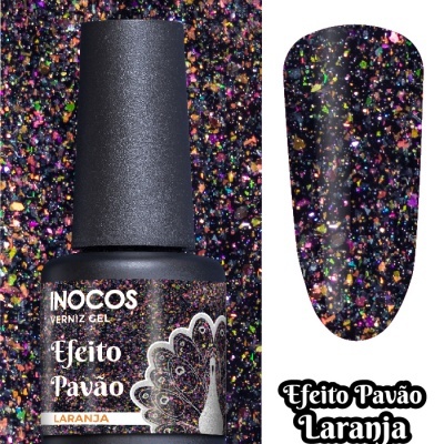 Verniz Gel Inocos - Pavão Laranja (208)