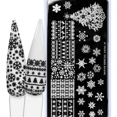 Placa de Carimbo Inocos - Natal 1