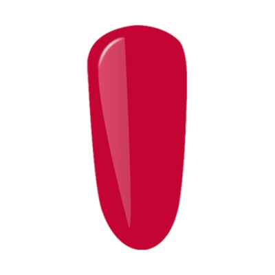 Amostra de cor de verniz de unha vermelha brilhante
