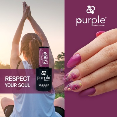 Verniz Gel PURPLE P2089 – Respect your Soul