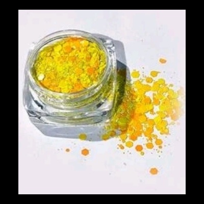 Glitter Mix Big Hexagon Pastel