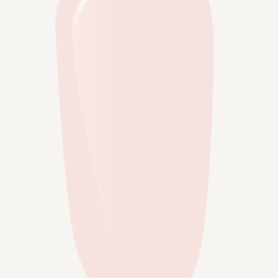 Amostra de esmalte de unhas rosa claro com brilho