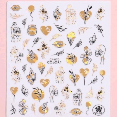 Autocolantes Black&Gold- CJ-070