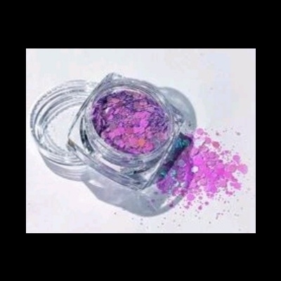 Glitter Mix Big Hexagon Pastel