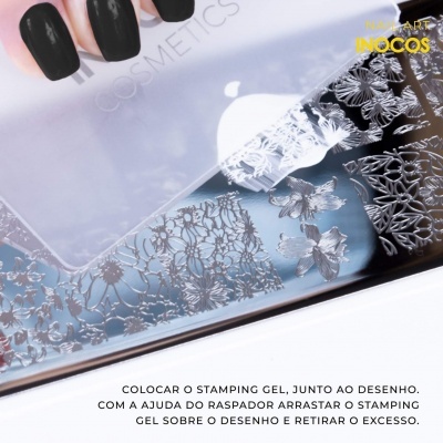 Stamping Gel Inocos - Prata