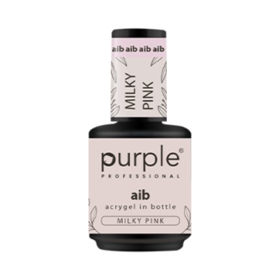 AIB - Acrygel in Bottle PURPLE - Milky Pink