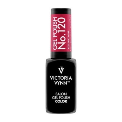 frasco de esmalte em gel Victoria Vynn vermelho vinho elétrico