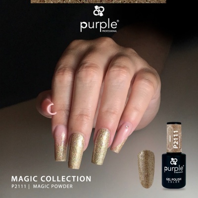 Verniz Gel PURPLE P2111 – Magic Powder