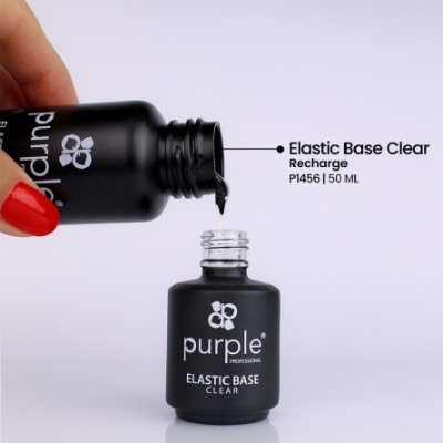 Elastic Base Clear Purple