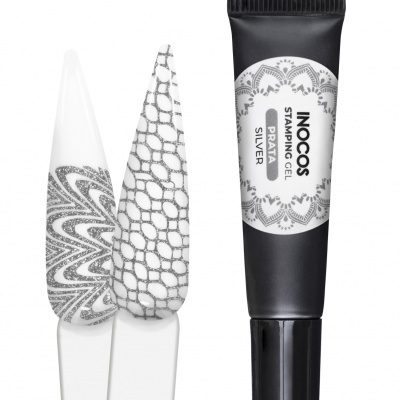 Stamping Gel Inocos - Prata