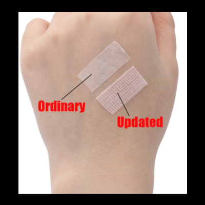 Mão com dois pensos, um branco rotulado 'Ordinary' e outro rosa rotulado 'Updated'