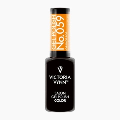 Frasco de verniz gel laranja da marca Victoria Vynn