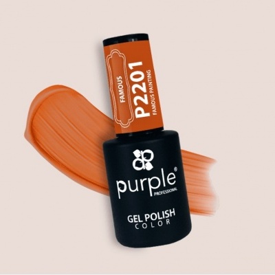Verniz Gel PURPLE P2201 - FAMOUS PAINTING