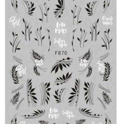 Autocolantes Folhas - F870