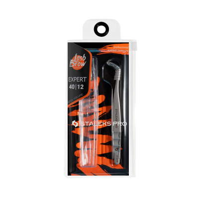 Pinça Profissional para Pestanas STALEKS EXPERT 40 TYPE 12