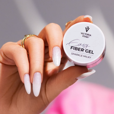Fiber Gel Easy VICTORIA VYNN - Sparkle Milky