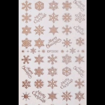 Autocolantes de Natal - DP2036 Cobre