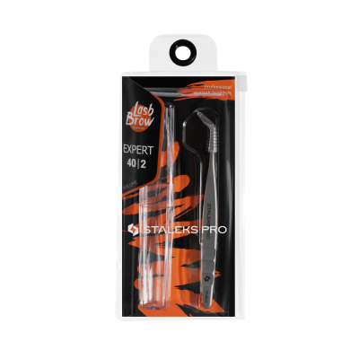 Pinça Profissional para Pestanas STALEKS EXPERT 40 TYPE 2