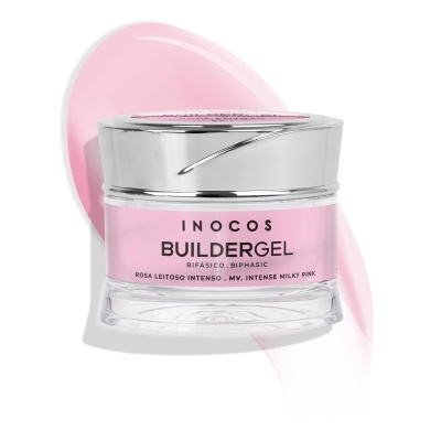 Builder Gel Inocos - Rosa Leitoso Intenso