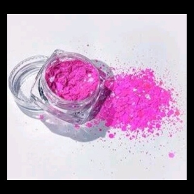 Glitter Mix Big Hexagon Pastel