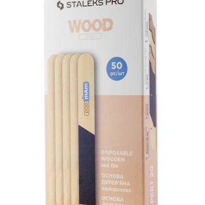Base de Lima Descartável de Madeira Reta STALEKS PRO