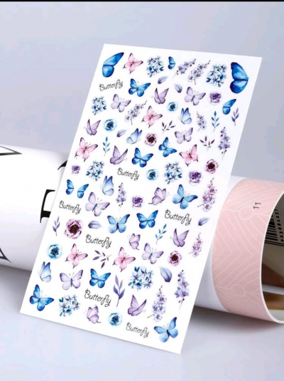 Autocolantes Lavender Butterfly