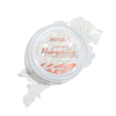 Flocos de Madrepérola INOCOS - Branco