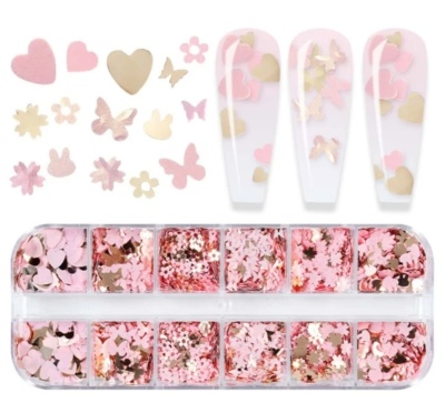 Caixa Confettis Mix Rosa