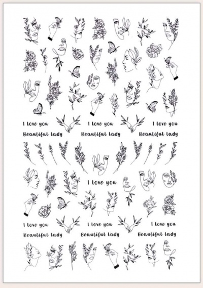 Autocolantes Black Faces