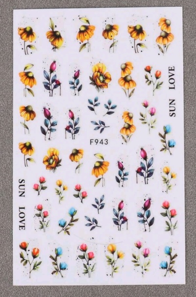 Autocolantes Flores - F943