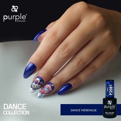 Verniz Gel PURPLE P2081 – Dance Merengue