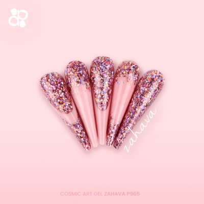 Cosmic Art Gel PURPLE P965 - Zahava