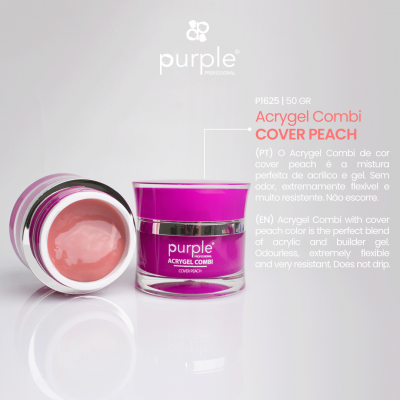 Acrygel Combi Purple - Cover peach