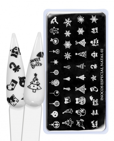 Placa de Carimbo Inocos - Natal 2