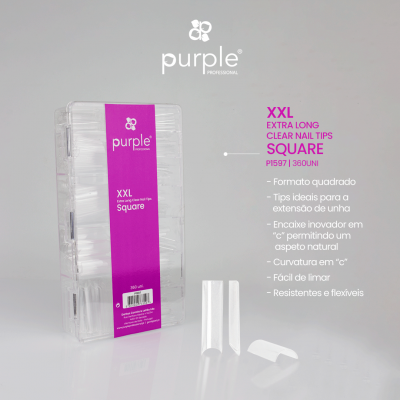 Tips XXL Square PURPLE