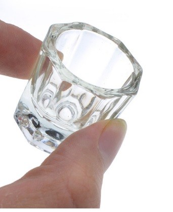 Pote de vidro para acrílico