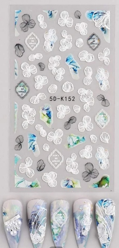 Autocolantes Flowers 5D