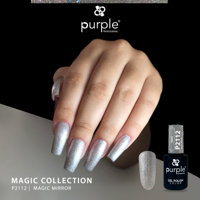 Verniz Gel PURPLE P2112 – Magic Mirror