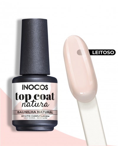 TOP COAT NATURA Baunilha Natural INOCOS