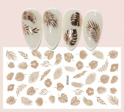 Autocolantes Palm Tree Rose Gold