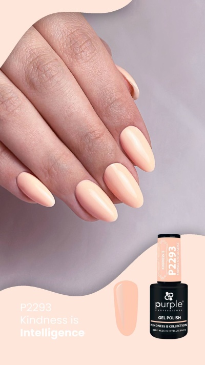 Verniz Gel PURPLE P2293 - Kindness is Inteligence