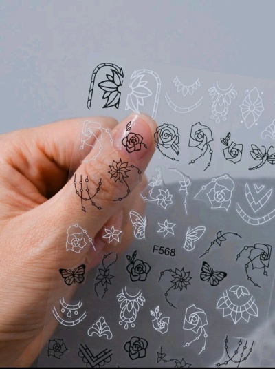 Autocolantes Florais - F568