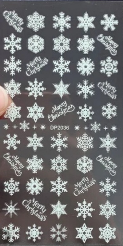 Autocolantes de Natal - DP2036 Branco