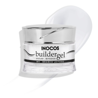 Builder Gel Inocos - Branco Leitoso Média Viscosidade