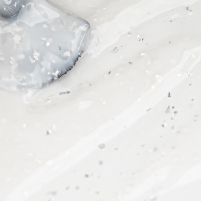 POTAL FLAKE - Base & Cor-  Branco Leitoso com Flocos Prata INOCOS POTAL FLAKE - Base & Cor-  Branco Leitoso com Flocos Prata INOCOS