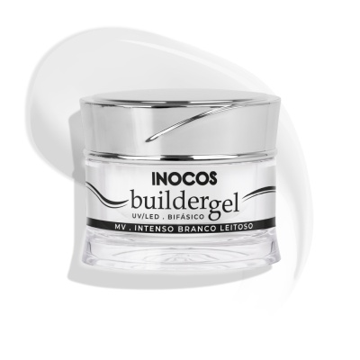 Builder Gel Inocos - Branco Leitoso Intenso Média Viscosidade