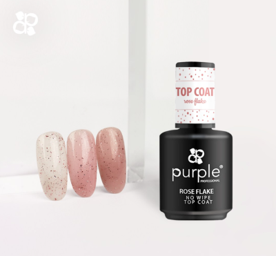 Top Coat Rose Flake PURPLE