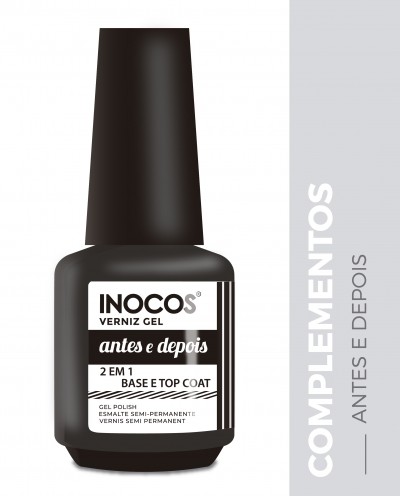 Base e Top Coat Inocos - Antes e Depois